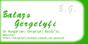 balazs gergelyfi business card